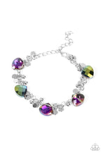 Load image into Gallery viewer, Sassy Super Nova Necklace + Super Nova Nouveau Bracelet - Multi Oil Spill SET #2PS1022