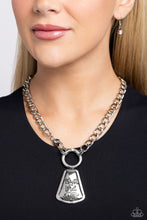 Load image into Gallery viewer, Trust and Believe - Silver- Black Diamond #I077
