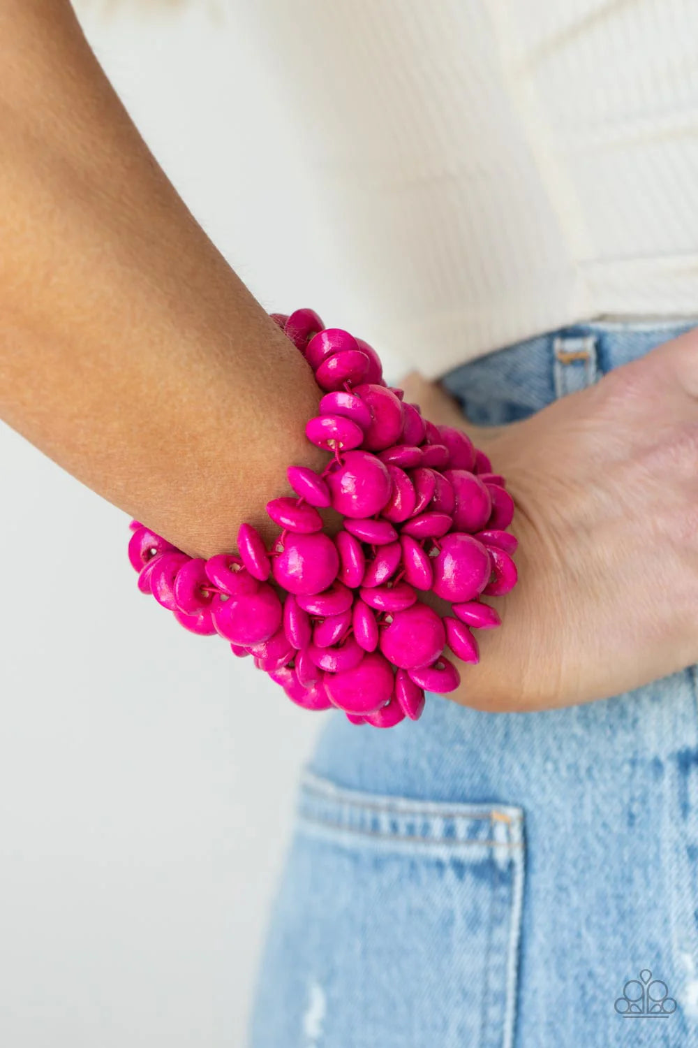 Island Mixer - Pink Bracelet #W978