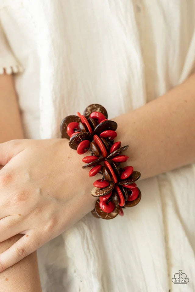 Caribbean Canopy - Red #W979