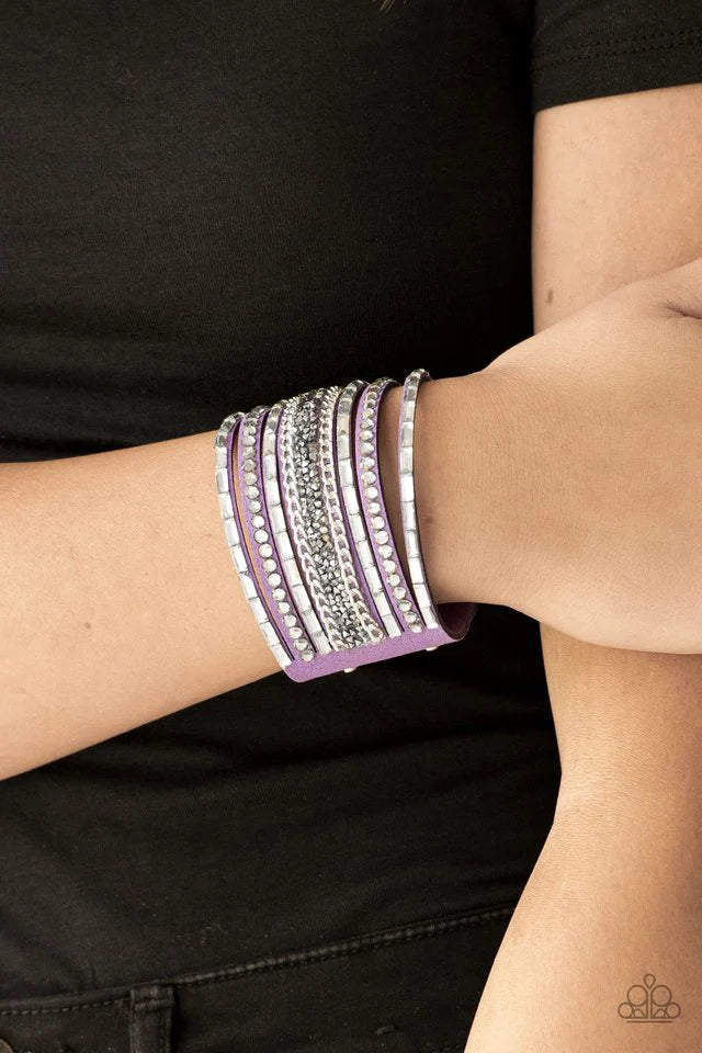Rhinestone Rumble - Purple #SB492