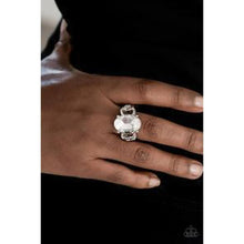 Load image into Gallery viewer, Million Dollar Diva White Ring #R913
