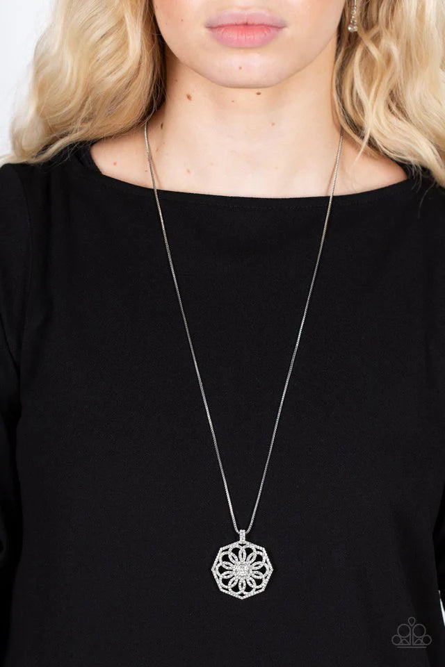 Botanical Bling - White #N7214