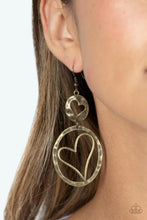 Load image into Gallery viewer, Enchanting Echo - Brass Earrings #V152
