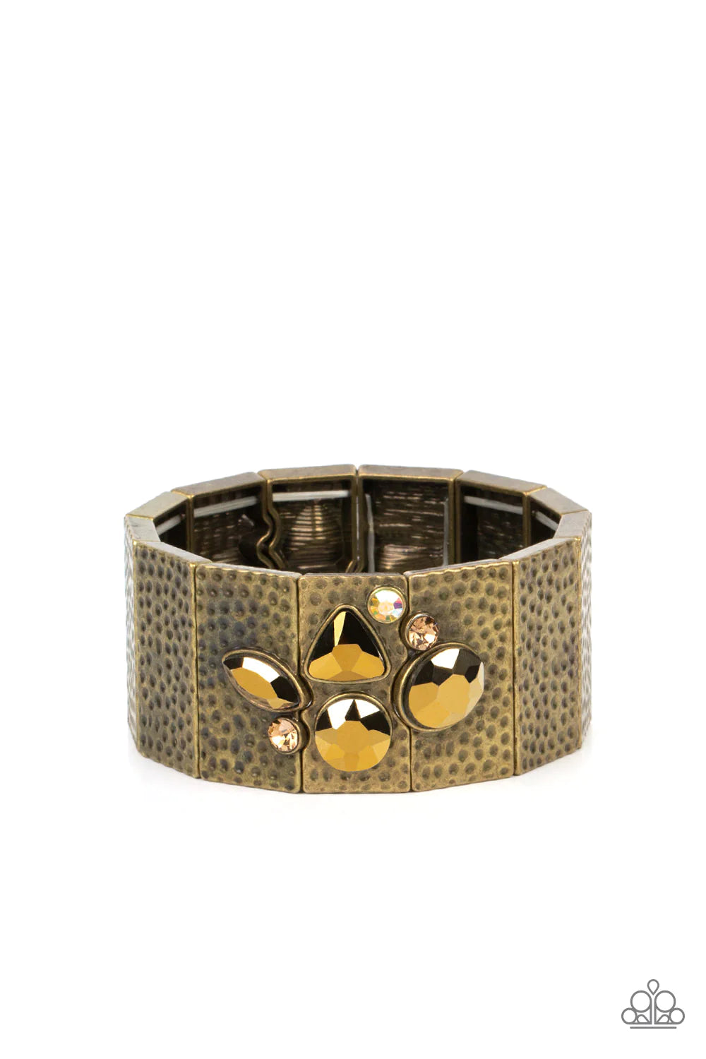 Flickering Fortune - Brass Bracelet #2PS1019