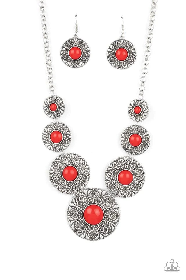 Garden Glade - Red #N7257