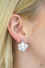Load image into Gallery viewer, Rosebud Social - White Clip-On
