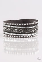 Load image into Gallery viewer, Rhinestone Rocker - Silver #SB463
