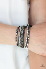 Load image into Gallery viewer, Rhinestone Rocker - Silver #SB463
