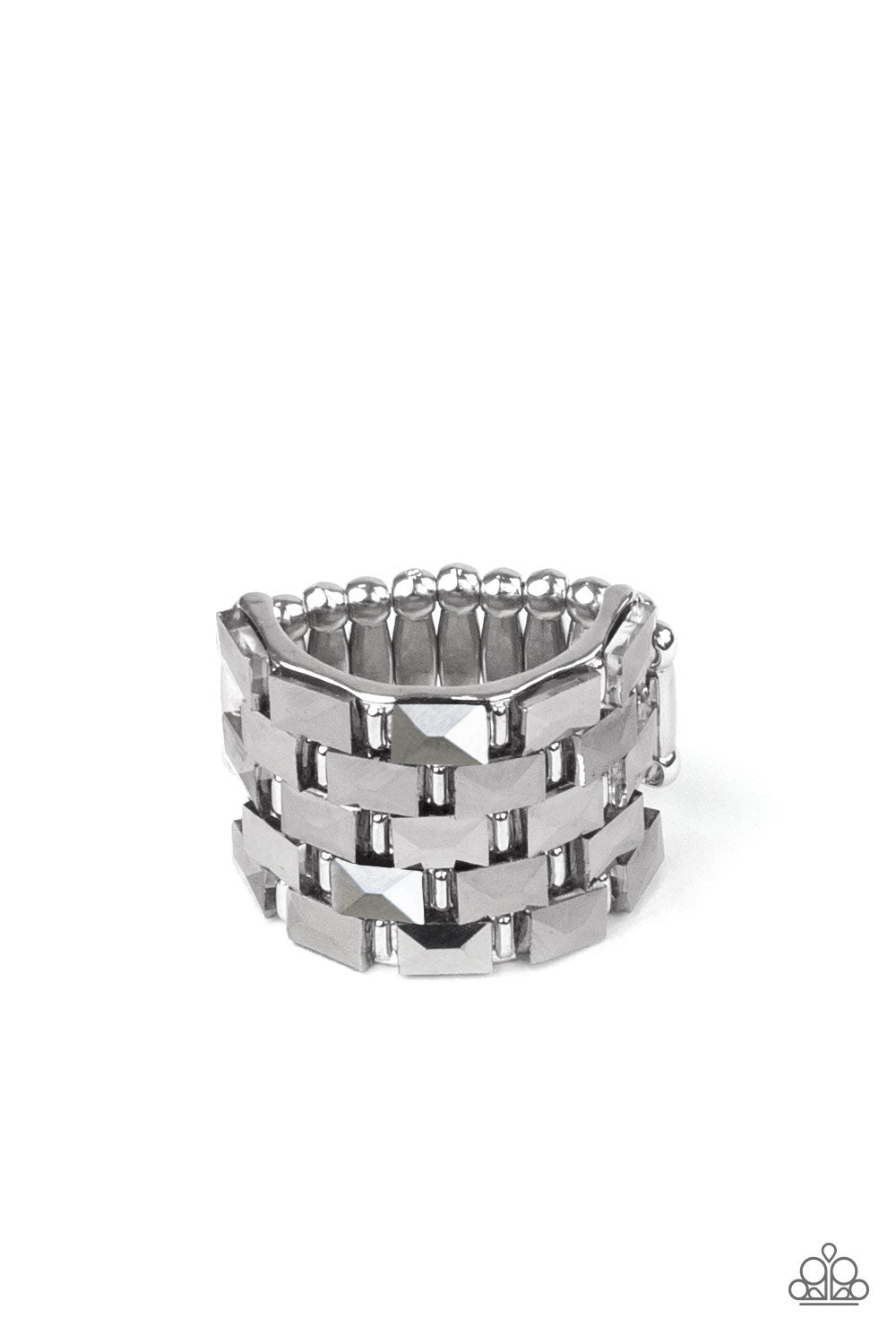 Checkered Couture - Silver #R797