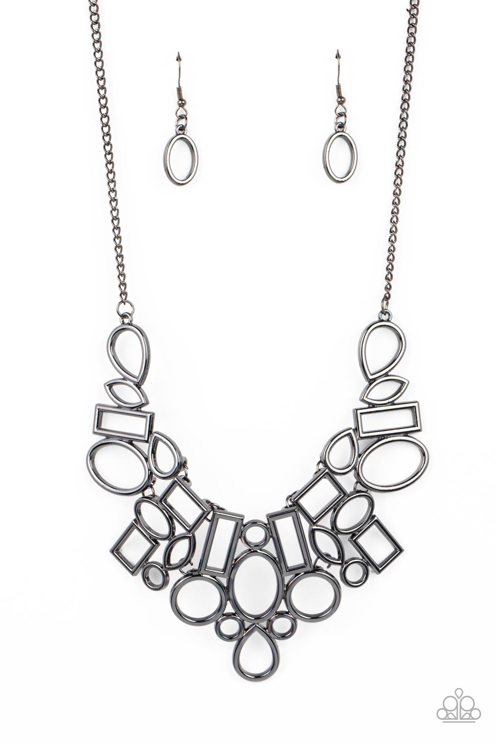 Geometric Grit - Black #N7034