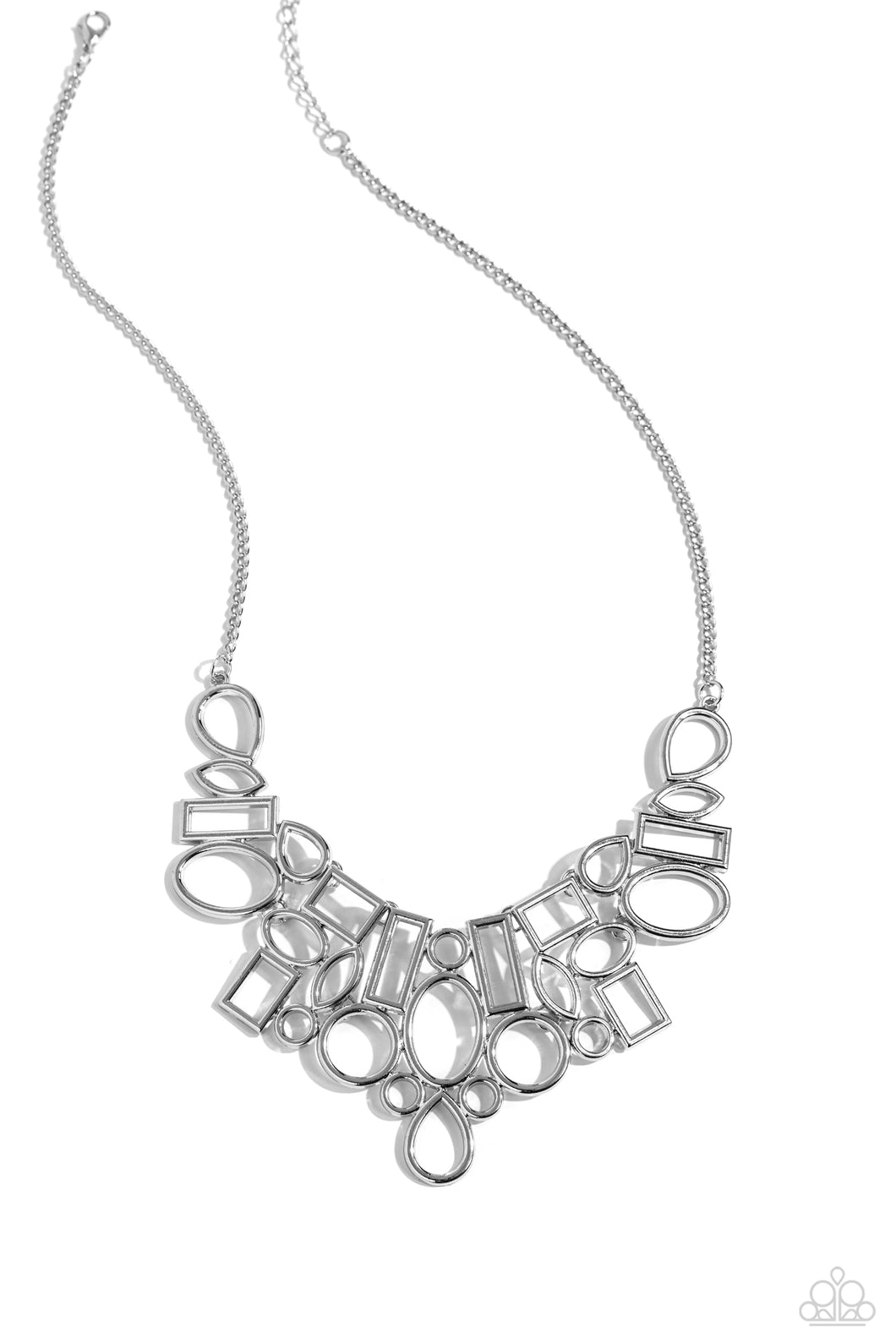 Geometric Grit - Silver #N7107