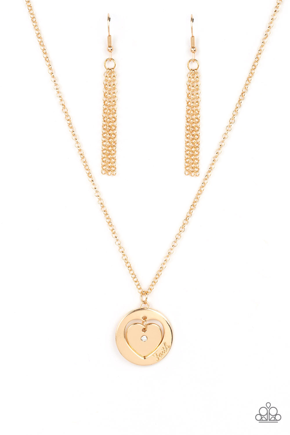 Heart Full of Faith - Gold #I026