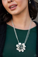 Load image into Gallery viewer, Pleated Power - White #FF9029
