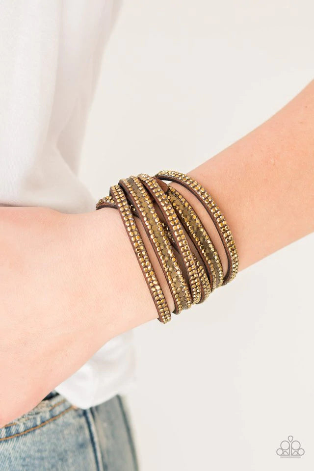 Rock Star Attitude - Brass Bracelet #SB462