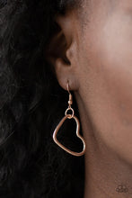 Load image into Gallery viewer, UNBREAK MY HEART&quot; ROSE GOLD NECKLACE &amp; EARRING SET #V231
