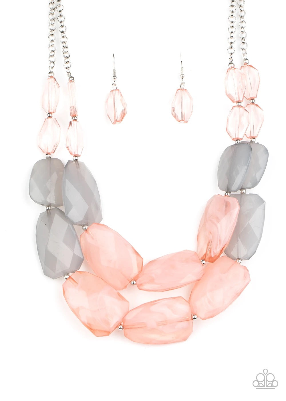 Gives Me Chills Pink-Necklace #A5125