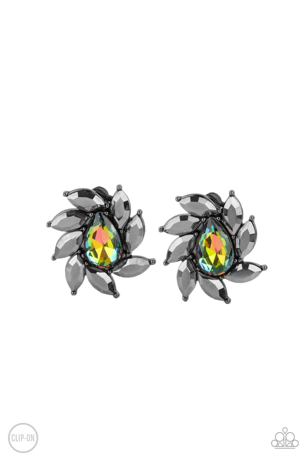 Sophisticated Swirl - multi - Paparazzi CLIP ON earrings #CO960