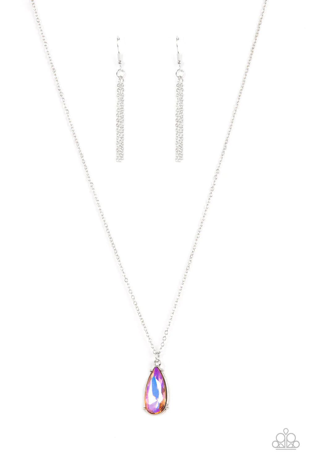 Interstellar Royal - Multi Iridescent Necklace #SC3129