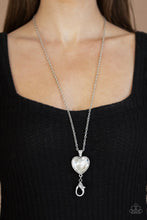 Load image into Gallery viewer, Lovely Luminosity- White Lanyard Necklace #V190
