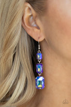 Load image into Gallery viewer, Cosmic Red Carpet - blue - Paparazzi earrings #UE2125

