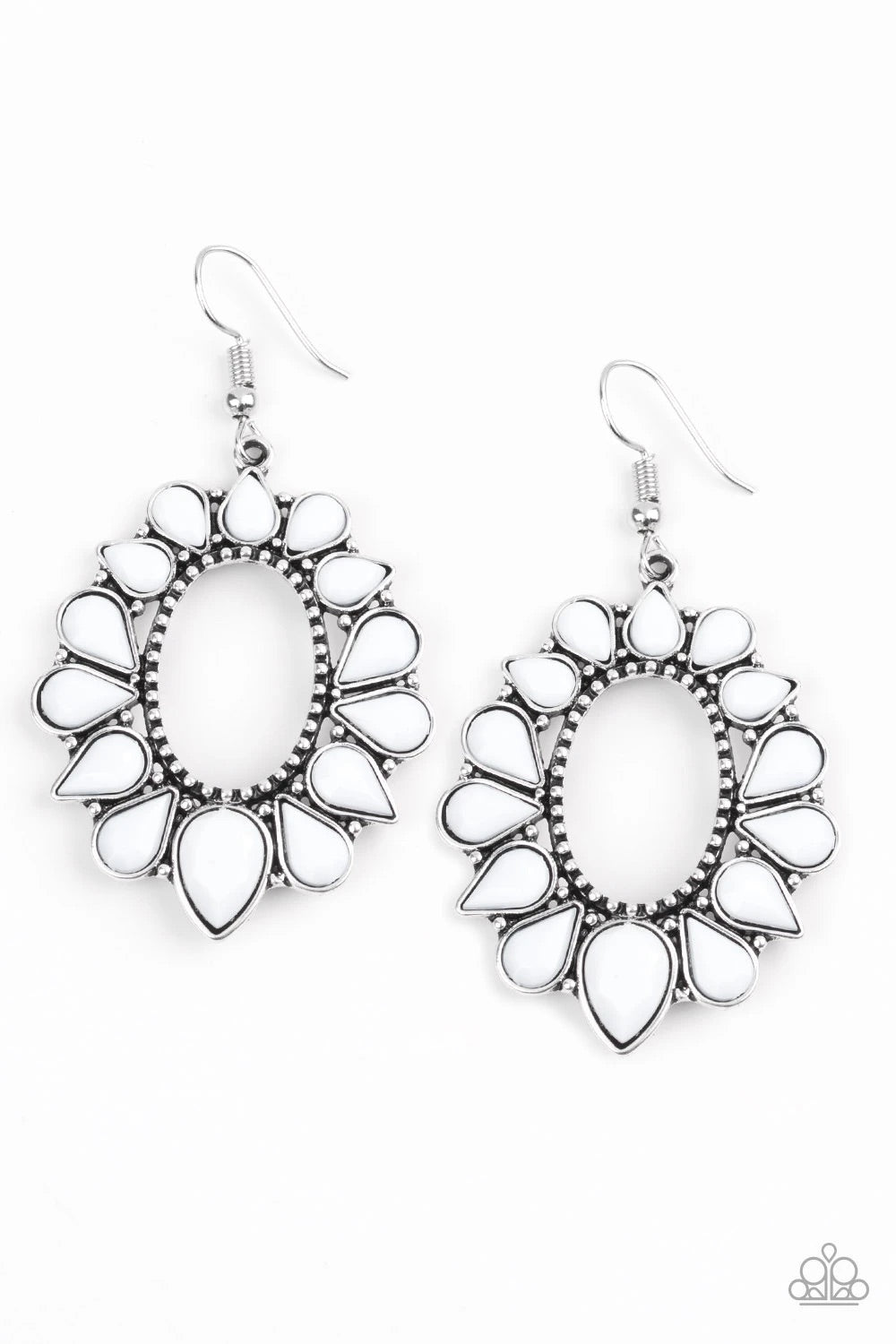 Fashionista Flavor - White Earrings