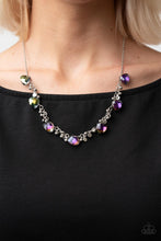 Load image into Gallery viewer, Sassy Super Nova Necklace + Super Nova Nouveau Bracelet - Multi Oil Spill SET #2PS1022
